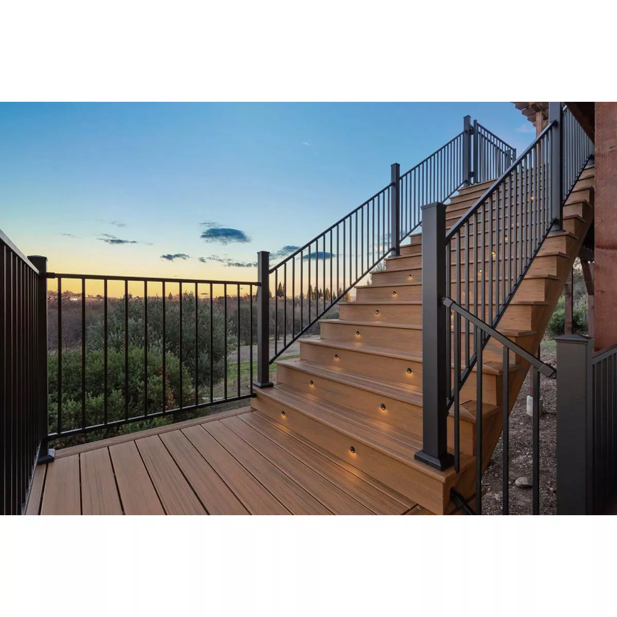 Fortress Building Products Fe26 34 In. H x 6 Ft. L Black Sand Galvanized Steel Railing Panel - photo 4