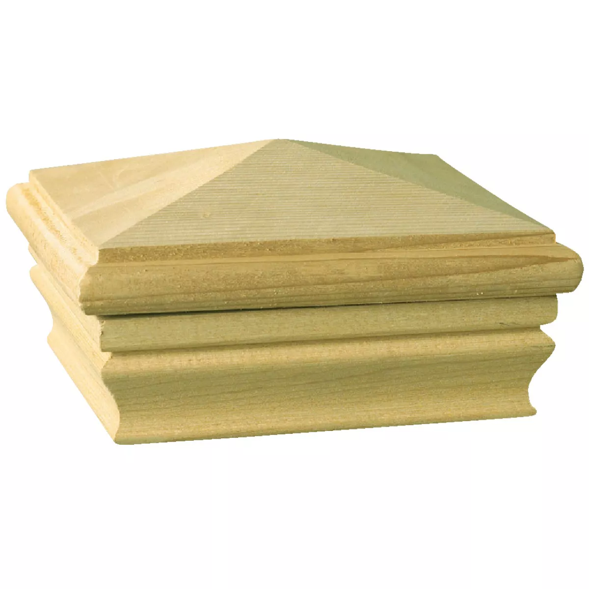 Deckorators 4 In. x 4 In. Pressure-Treated Pine Press-On Post Cap