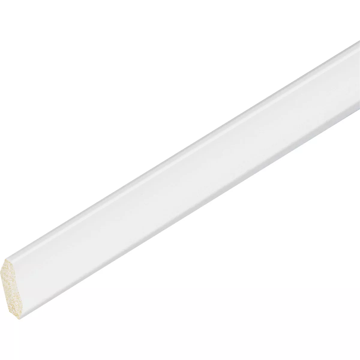 Inteplast Building Products 5/16 In. x 7/8 In. x 8 Ft. Crystal White Polystyrene Inside Corner Molding - photo 2