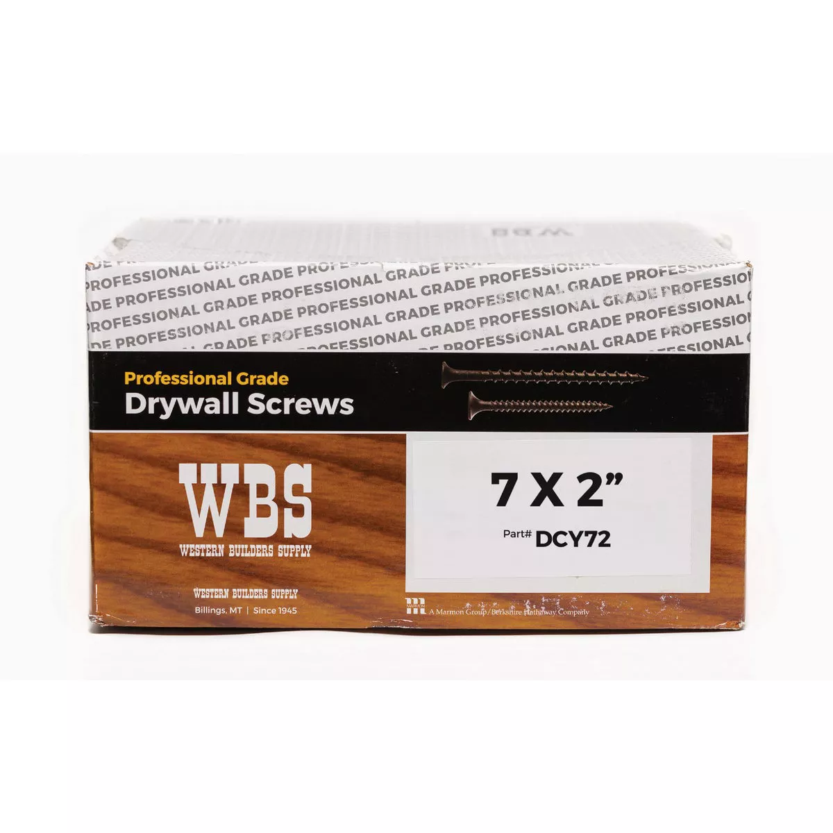 Big Timber #7 x 2 In. Coarse Thread Yellow Zinc Drywall Screw (3500 Ct.)