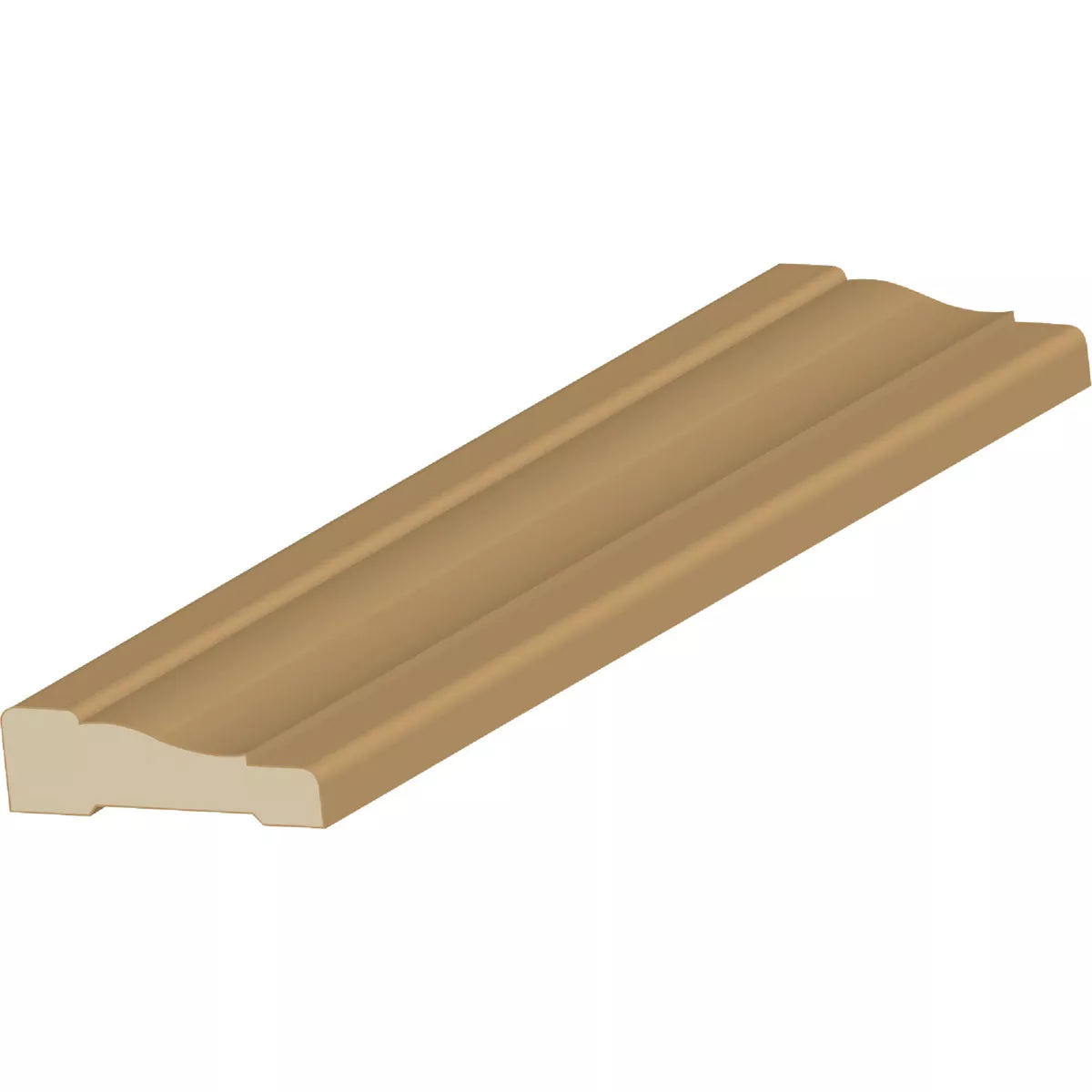 Cedar Creek WM356 11/16 In. W. x 2-1/4 In. H. x 7 Ft. L. Natural Finger Joint Pine Colonial Casing Molding