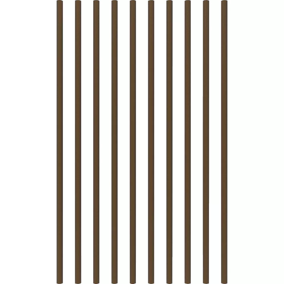 Fortress Building Products 32 In. x 3/4 In. Antique Bronze Galvanized Steel Round Railing Baluster (10-Pack)