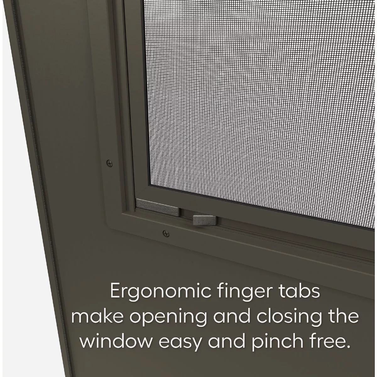 Larson 32 In. W x 80 In. H Brown Single-Vent Solid Wood Core Storm Door - photo 3