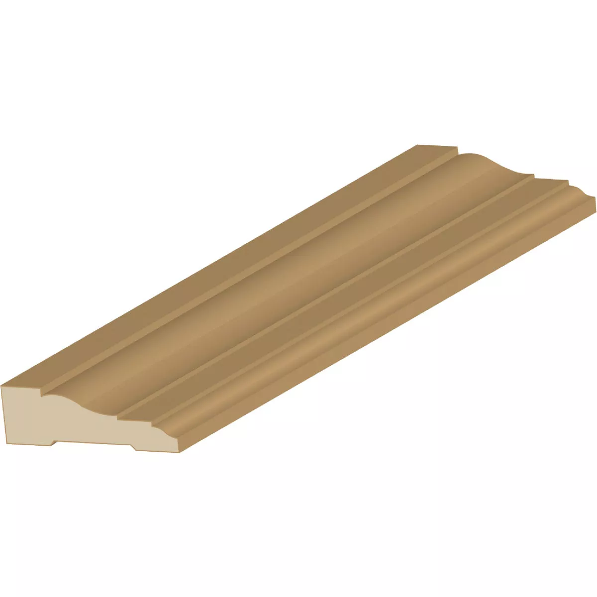 Cedar Creek WM366 11/16 In. W. x 2-1/4 In. H. x 8 Ft. L. Natural Solid Pine Colonial Casing Molding