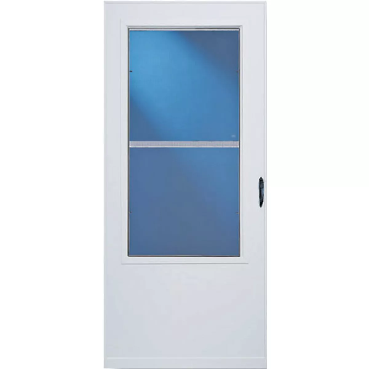 Larson Lifestyle MULTI-VENT 32 In. W x 80 In. H x 1 In. Thick White Mid View DuraTech Storm Door