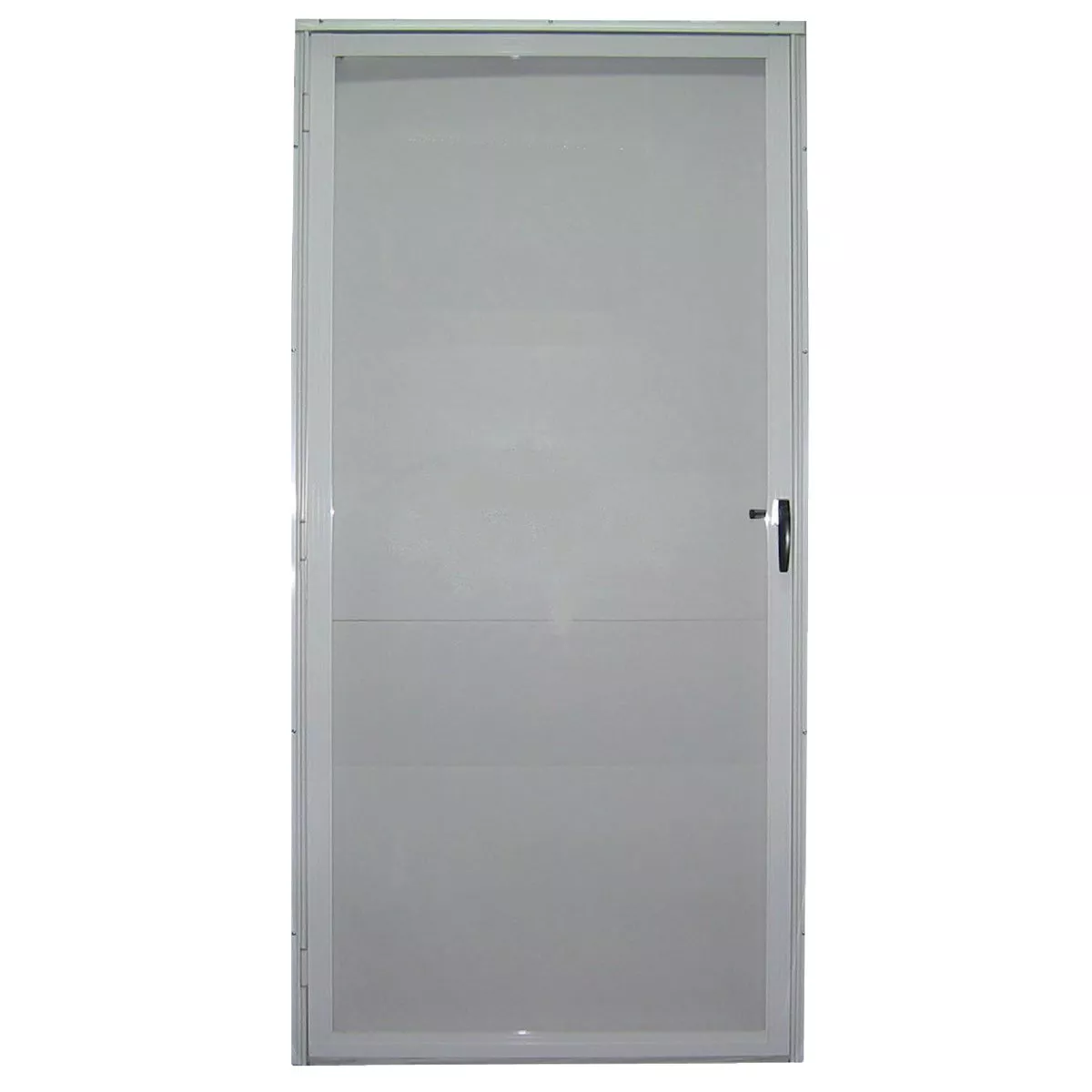 Croft Imperial Style 36 In. W x 80 In. H x 1 In. Thick White Full View Aluminum Storm Door