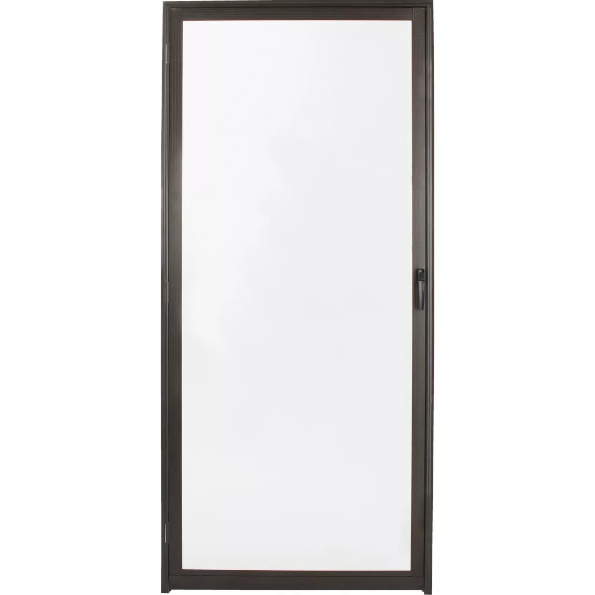Croft Imperial Style 36 In. W x 80 In. H x 1 In. Thick Bronze Full View Aluminum Storm Door