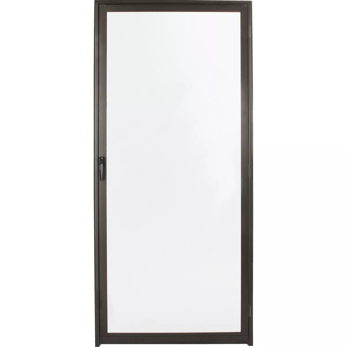 Croft Imperial Style 36 In. W. x 80 In. H. x 1-7/8 In. Thick Bronze Full View Aluminum Storm Door