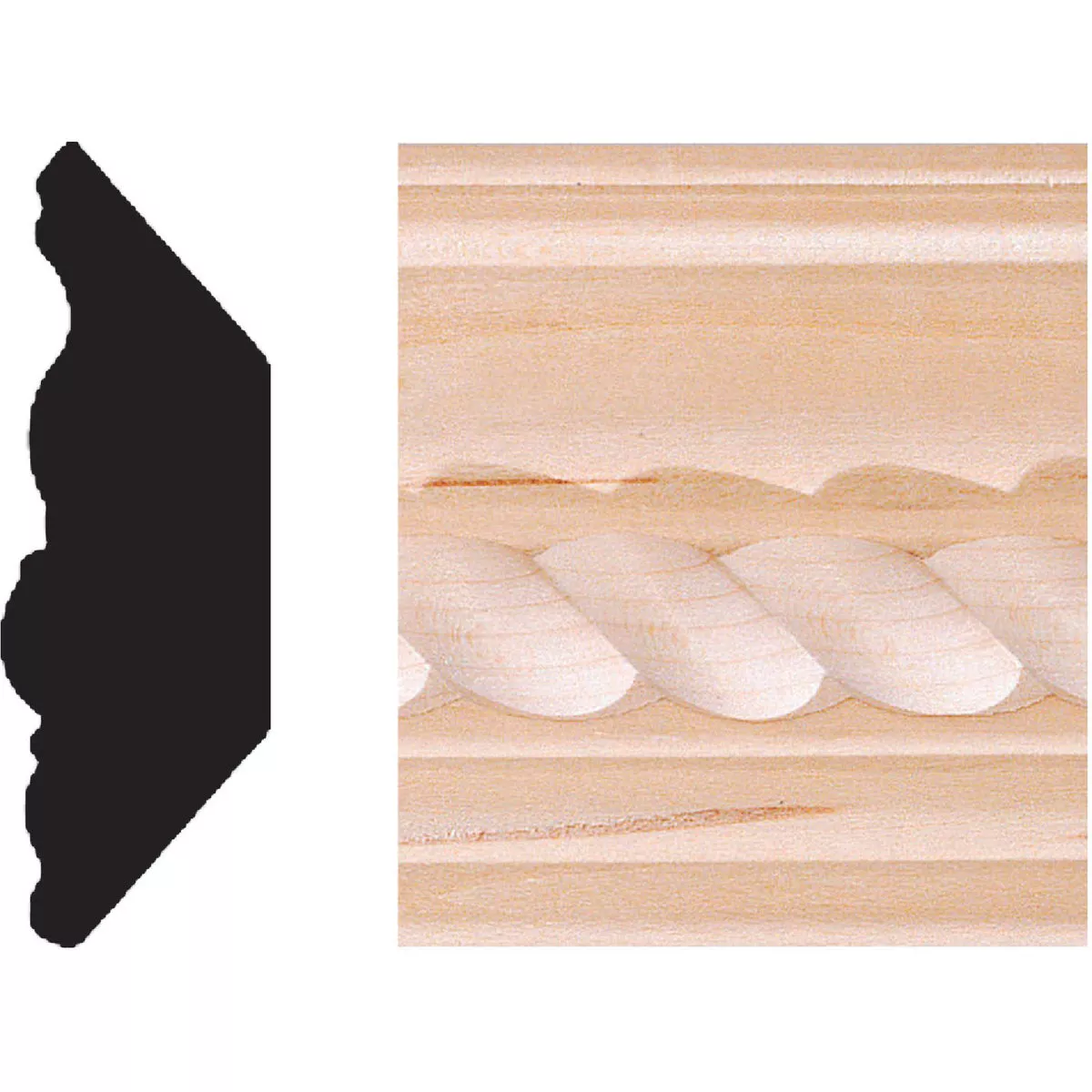 House of Fara 13/16 In. W. x 2-11/32 In. H. x 8 Ft. L. Hardwood ...