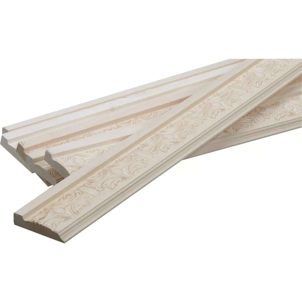 House of Fara 21/32 In. W. x 3 In. H. x 8 Ft. L. Hardwood Victorian Chair Rail Molding - photo 2