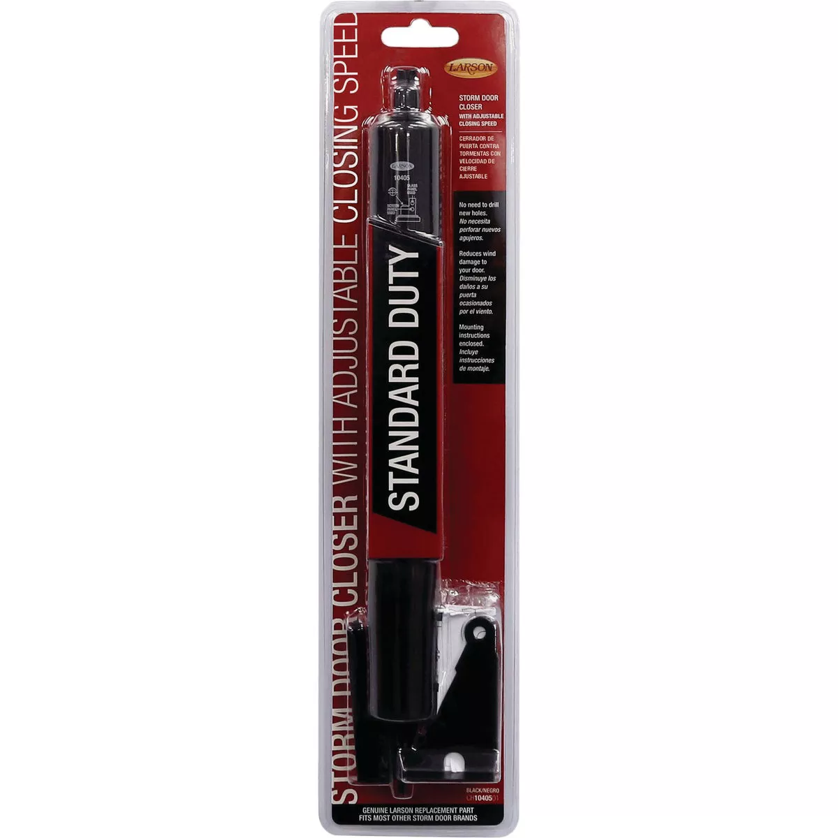 Larson Black Standard Duty Storm Door Closer - photo 2