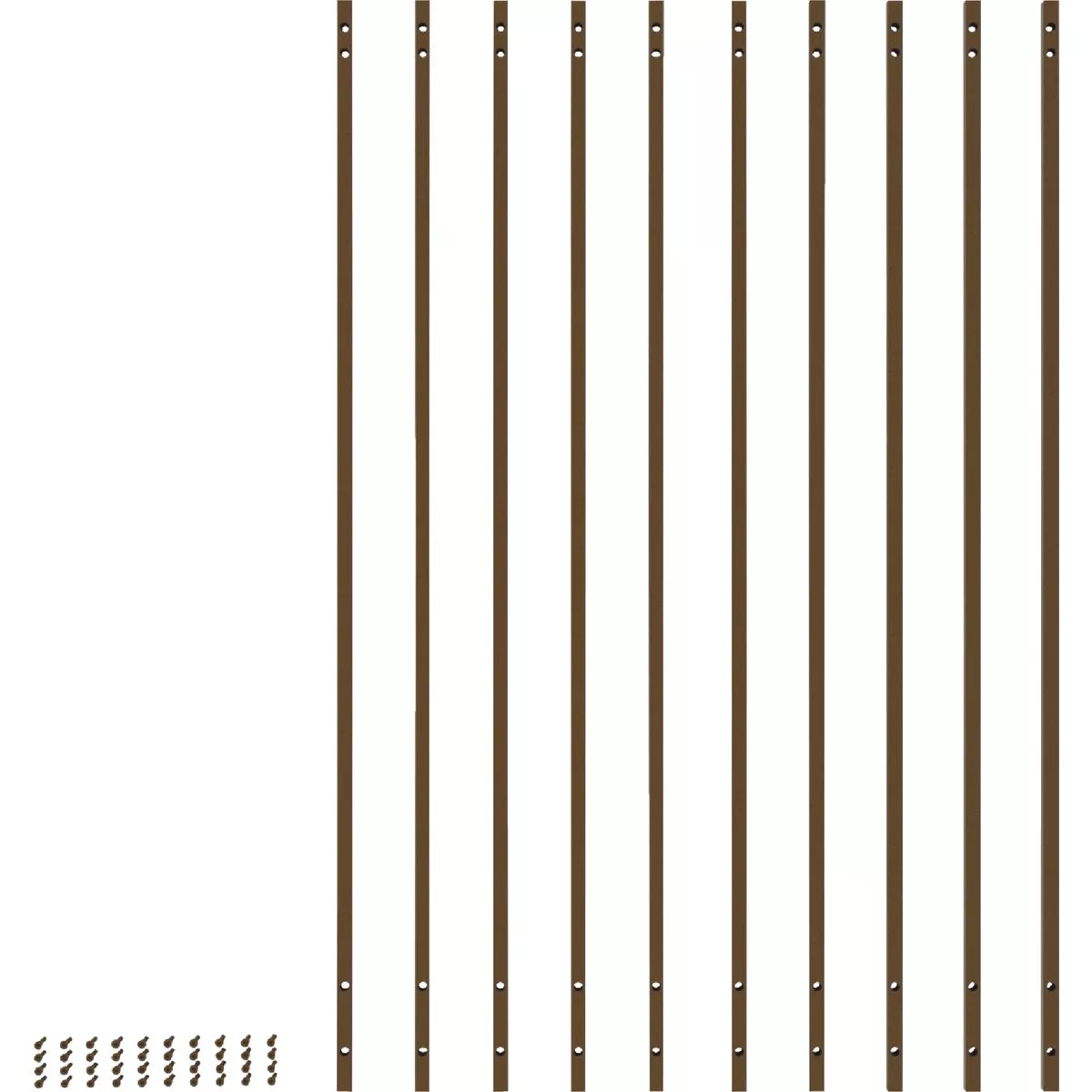 Fortress Building Products Antique Bronze Stainless Steel Deck Post Base Trim