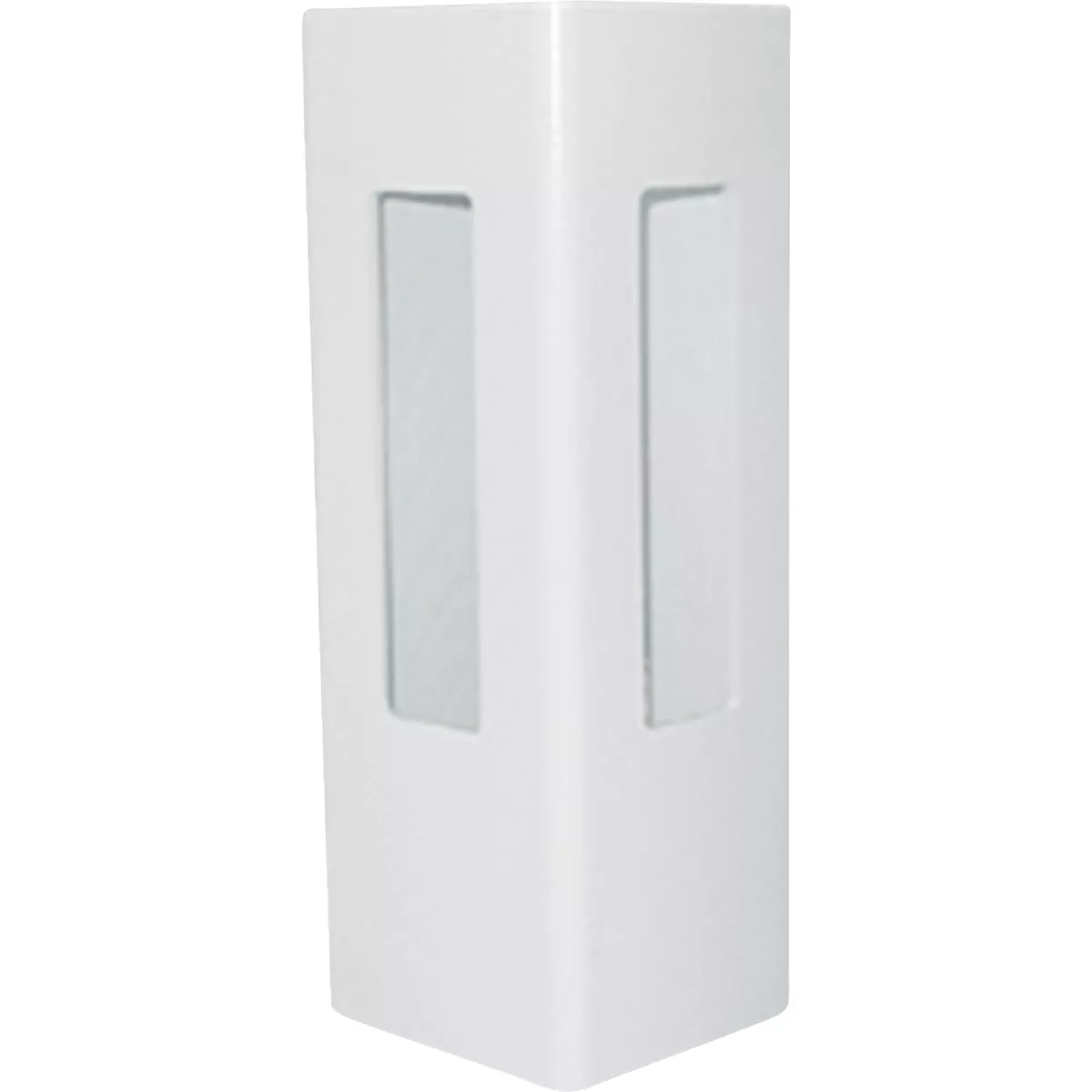 Outdoor Essentials 5 In. x 5 In. x 60 In. White Corner 2-Rail Fence Vinyl Post