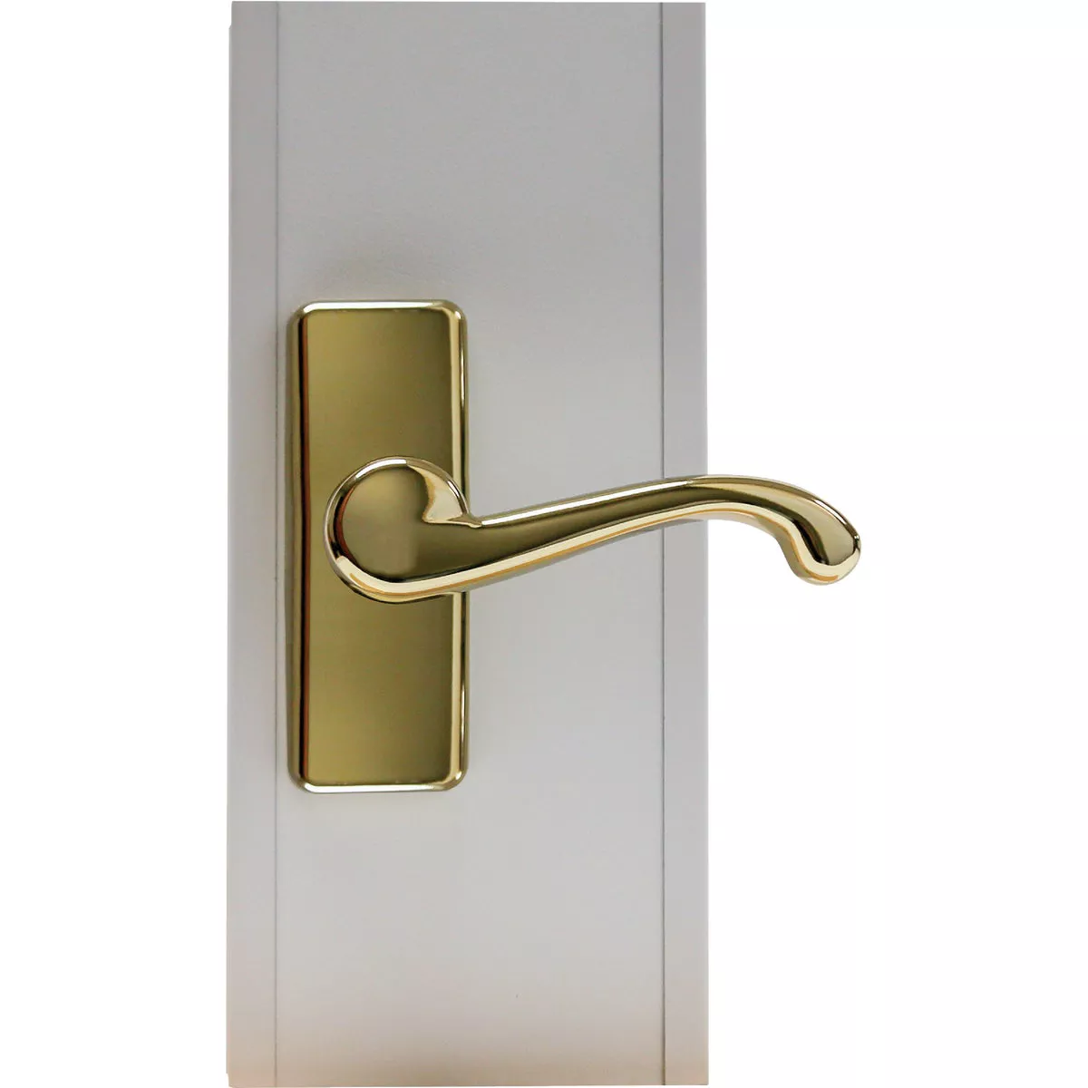 Larson Georgian Brass Lever Storm Door Latch - photo 5
