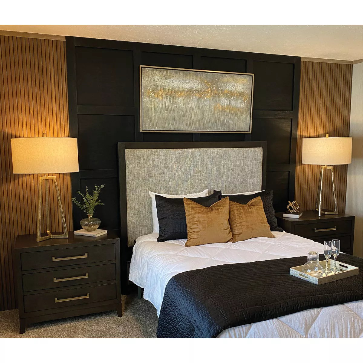 American Pacific 1/4 In. x 4 Ft. x 8 Ft. Fluted Teak Wall Paneling - photo 4