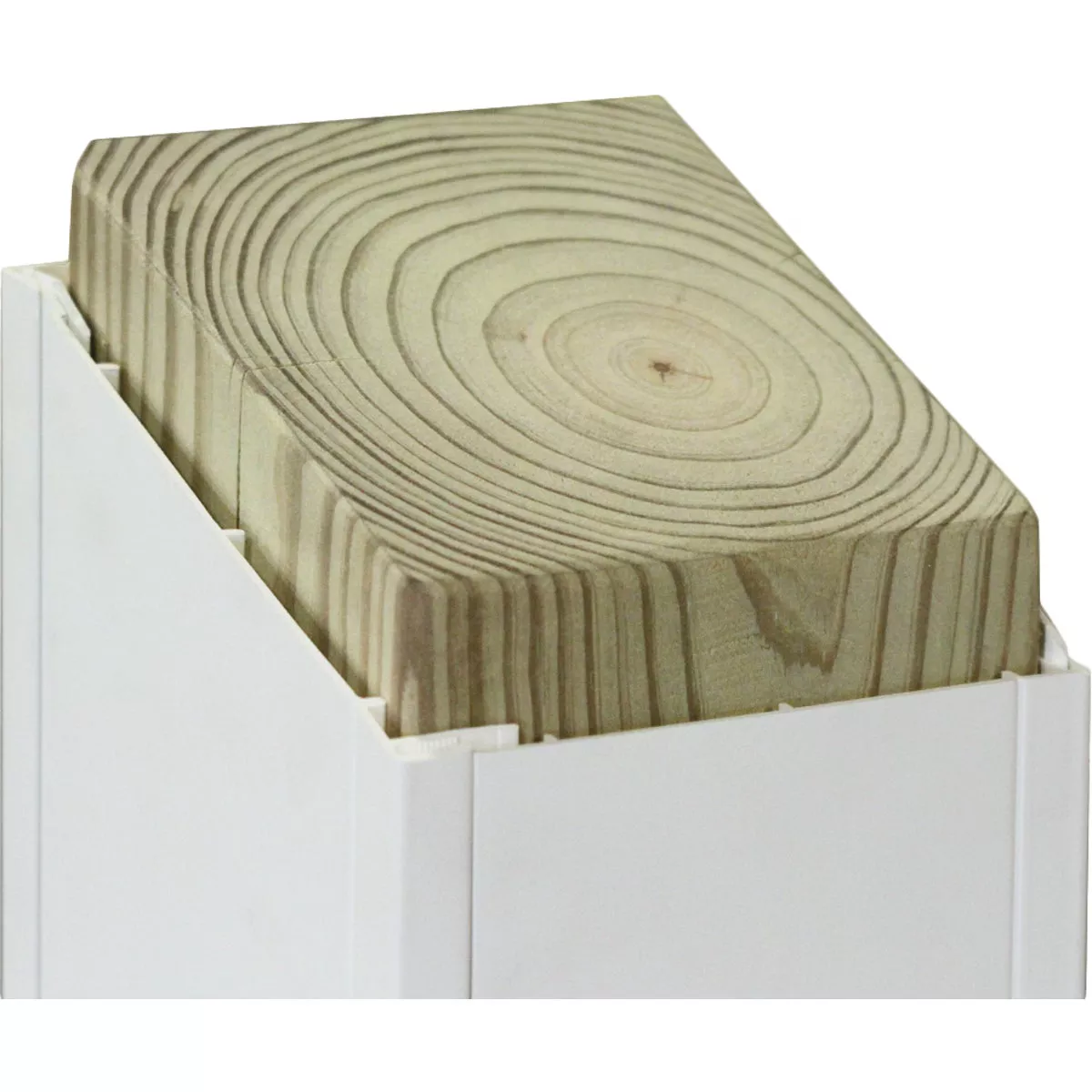 Beechdale 6 In. W. x 6 In. H. x 120 In. L. White PVC Smooth Post Wrap - photo 2