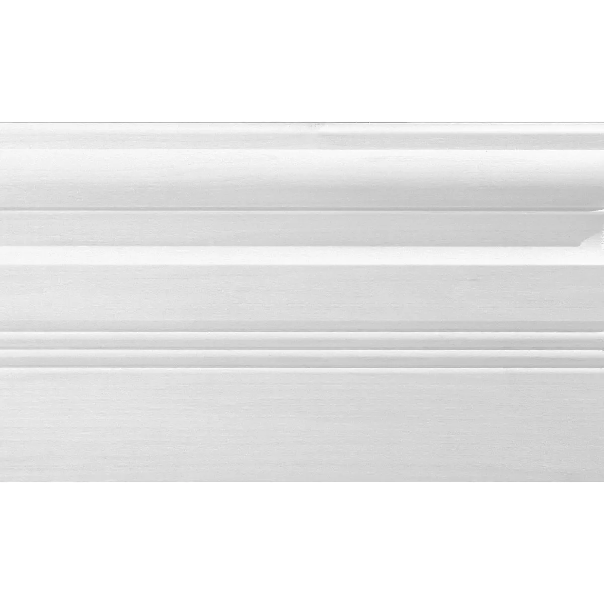 House of Fara 3/4 In. W. x 6-1/2 In. H. x 8 Ft. L. White MDF Victorian Base Molding - photo 2