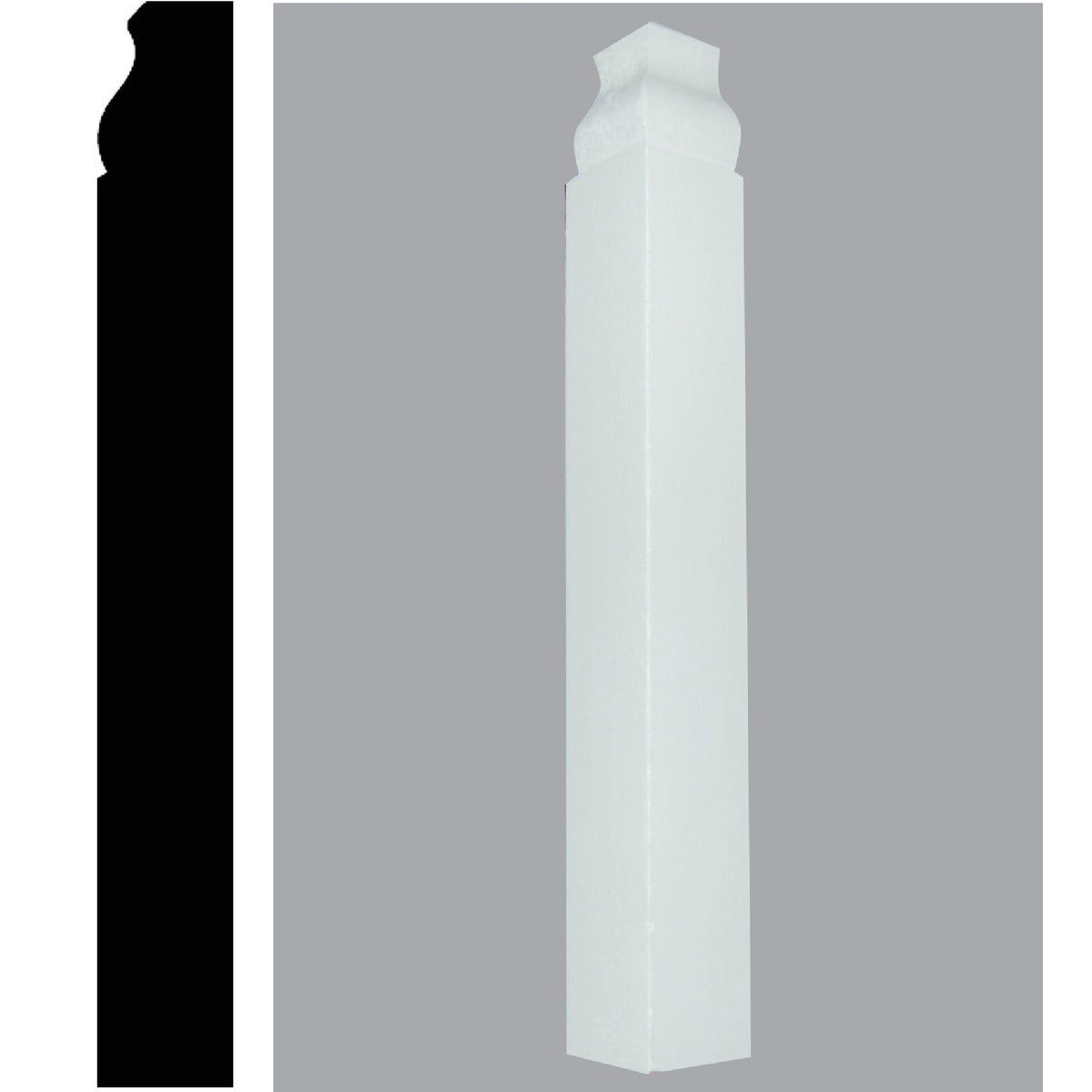 House of Fara 1 In. x 1 In. x 8 In. MDF Inside Corner Do it Best