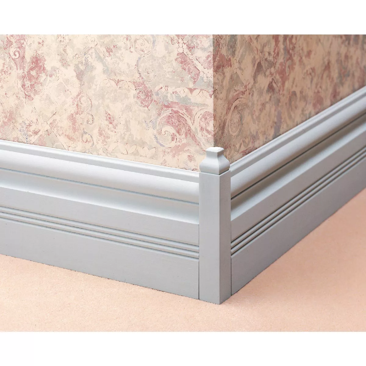 House of Fara 1-1/4 In. x 1-1/4 In. x 8 In. White MDF Outside Corner - photo 2