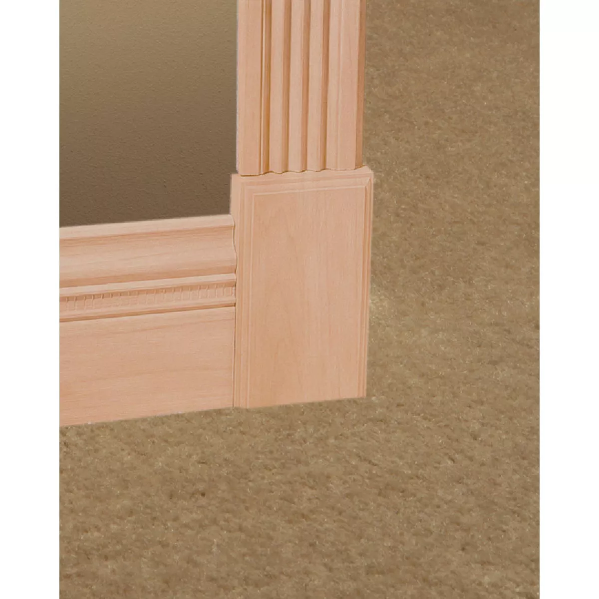 House of Fara 3/4 In. W. x 1/2 In. H. x 8 Ft. L. Solid Red Oak Base Shoe - photo 2
