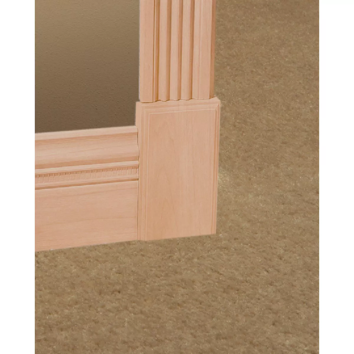 House of Fara 3/8 In. W. x 2-3/4 In. H. x 8 Ft. L. Solid Red Oak Colonial Base Molding - photo 2