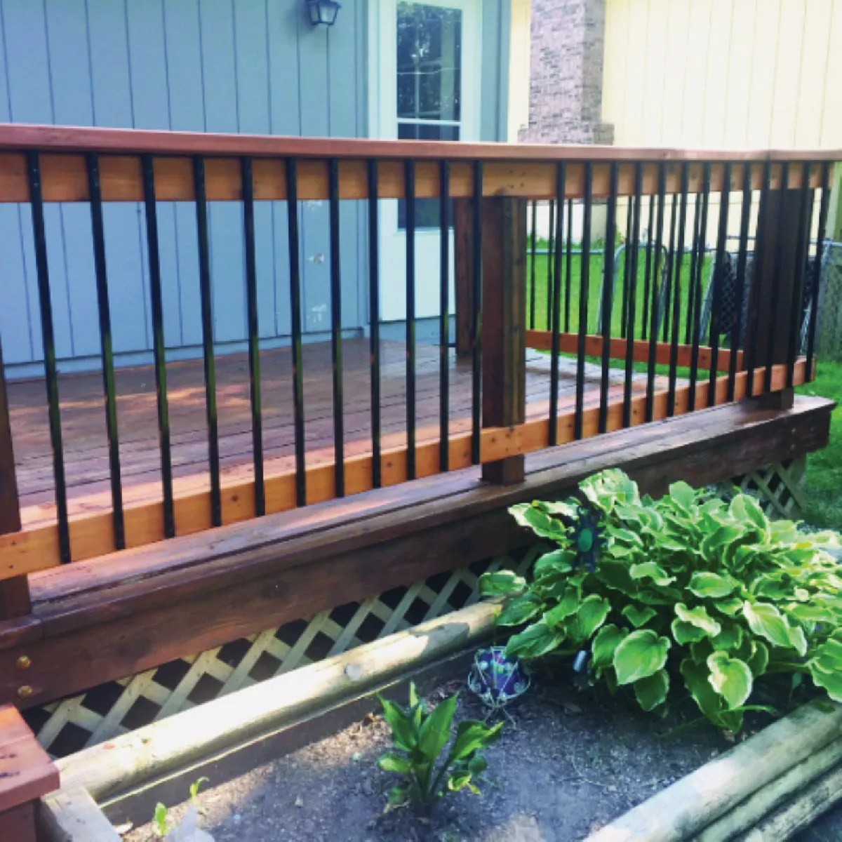 Fortress Building Products 5/8-in x 31-in Balusters Black Sand Metal Square Deck Baluster (10-Pack)
