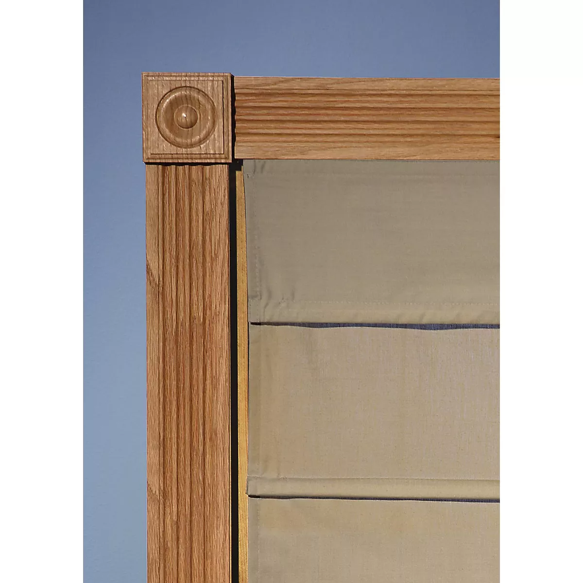 House of Fara 7/8 In. x 3-1/4 In. Unfinished Oak Rosette Block - photo 4