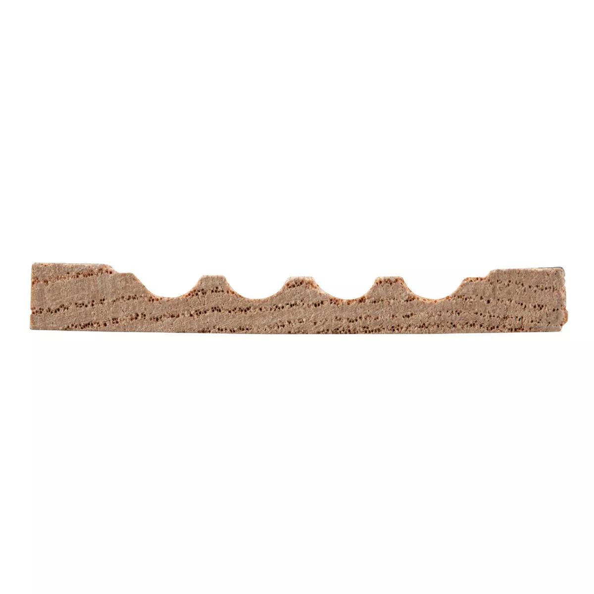 House of Fara 7/16 In. W. x 3 In. H. x 7 Ft. L. Natural Solid Oak Fluted Wood Casing - photo 2