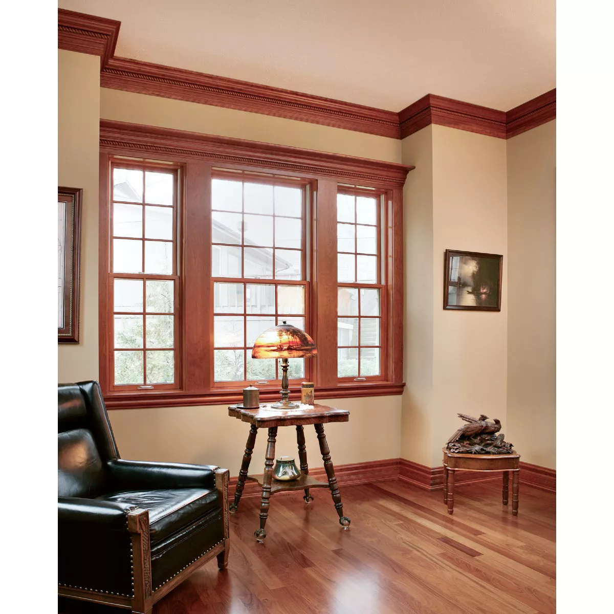 House of Fara 7/16 In. W. x 2-1/4 In. H. x 7 Ft. L. Natural Solid Oak Fluted Wood Casing - photo 3