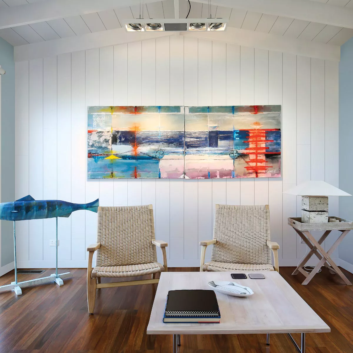 UFP-Edge Timeless Nickel Gap 8 In. W x 8 Ft. L x 1 In. Thick Primed Finger-Jointed Pine Shiplap Board (4-Pack) - photo 5