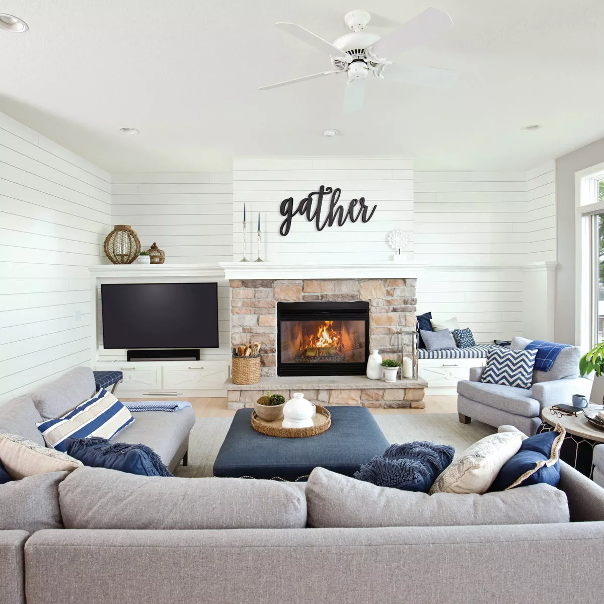 UFP-Edge Timeless Nickel Gap 8 In. W x 8 Ft. L x 1 In. Thick Primed Finger-Jointed Pine Shiplap Board (4-Pack) - photo 8