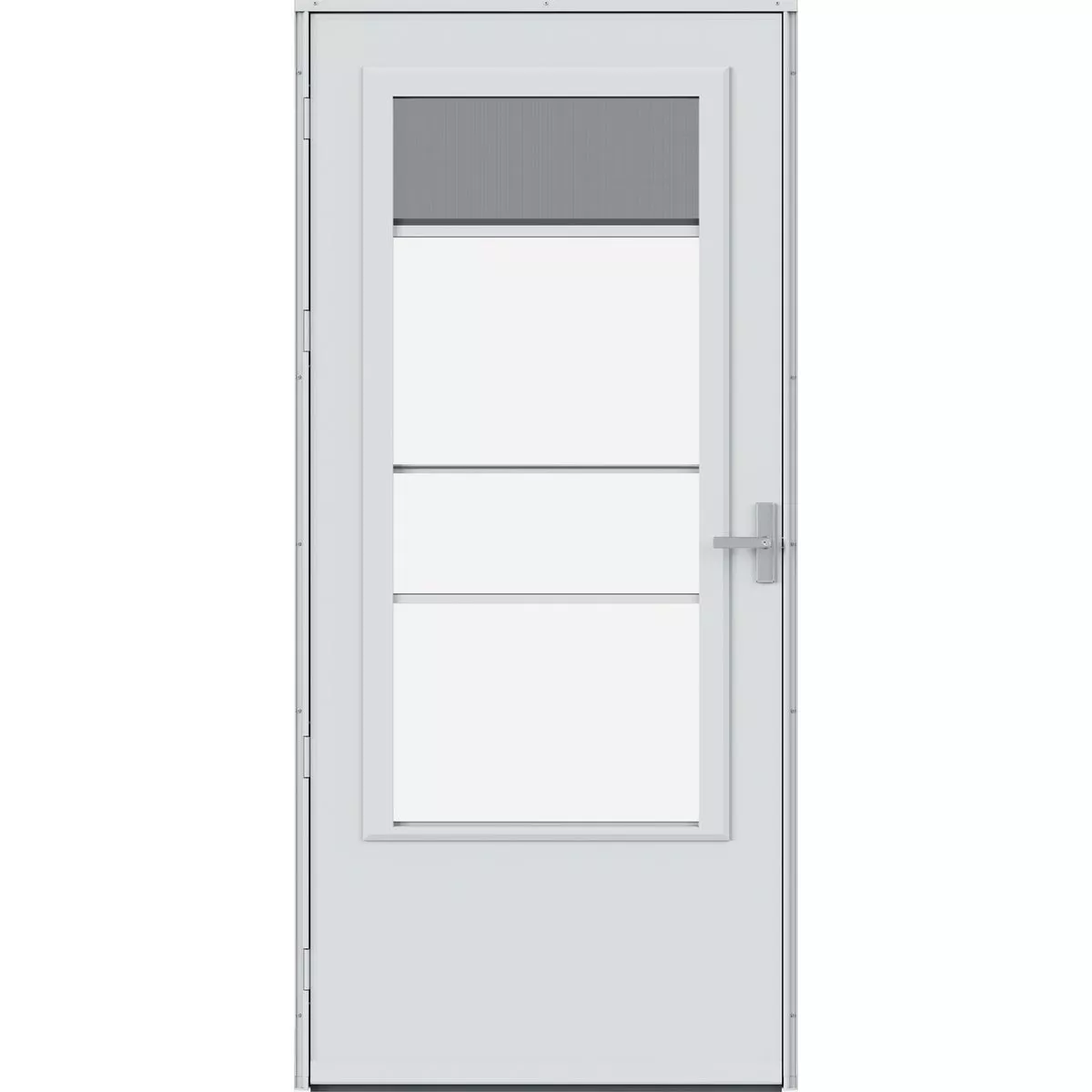 Larson Screenaway Lifestyle 2.0 36 In. White Midview Storm Door