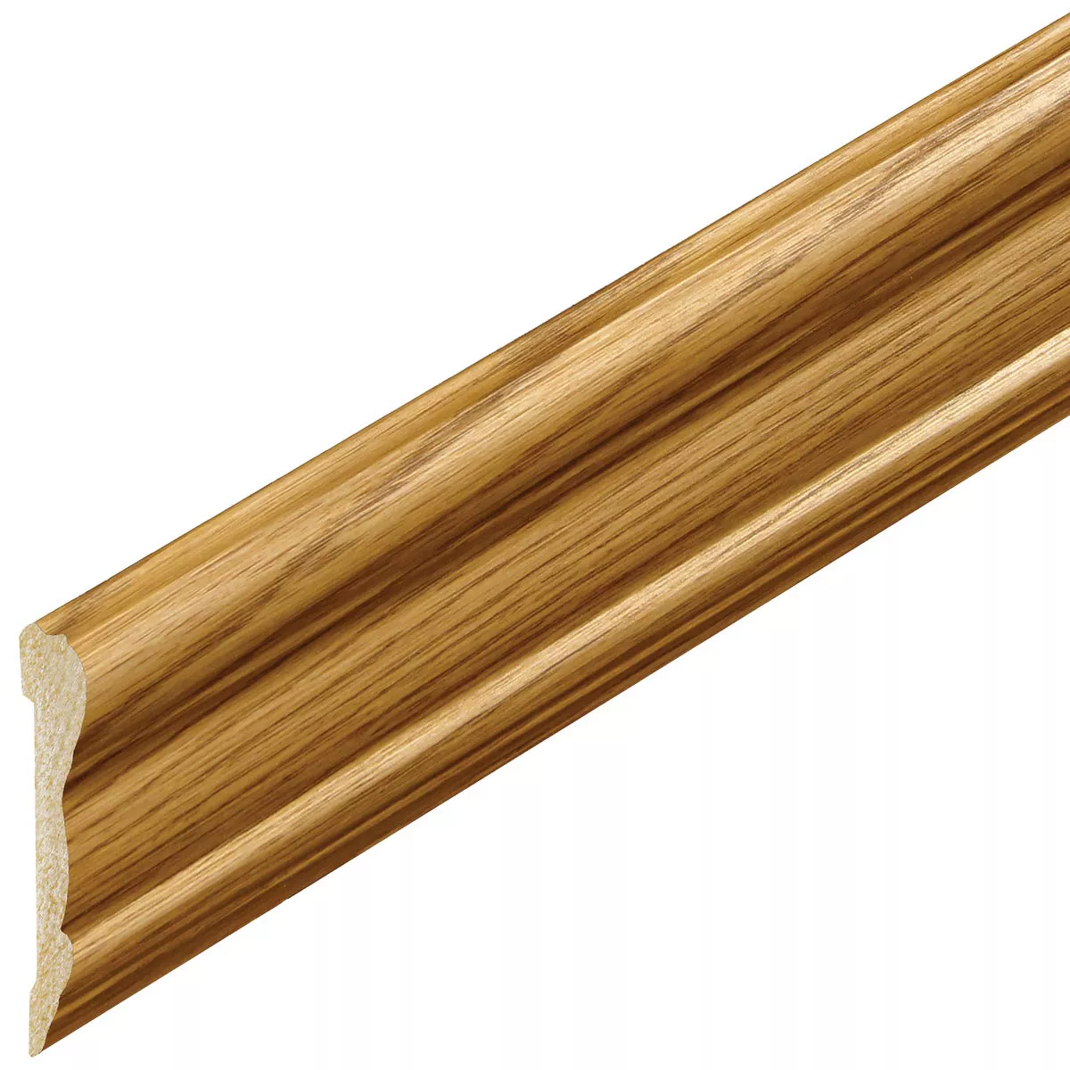 Inteplast Building Products 5/8 In. x 2-5/8 In. x 8 Ft. Ultra Oak Polystyrene Chair Rail Molding - photo 2