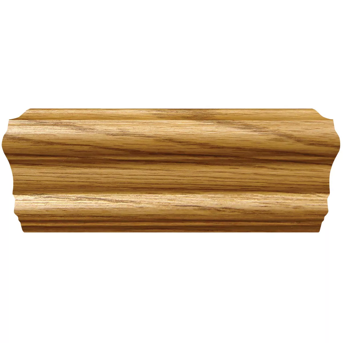 Inteplast Building Products 5/8 In. x 2-5/8 In. x 8 Ft. Ultra Oak Polystyrene Chair Rail Molding - photo 3