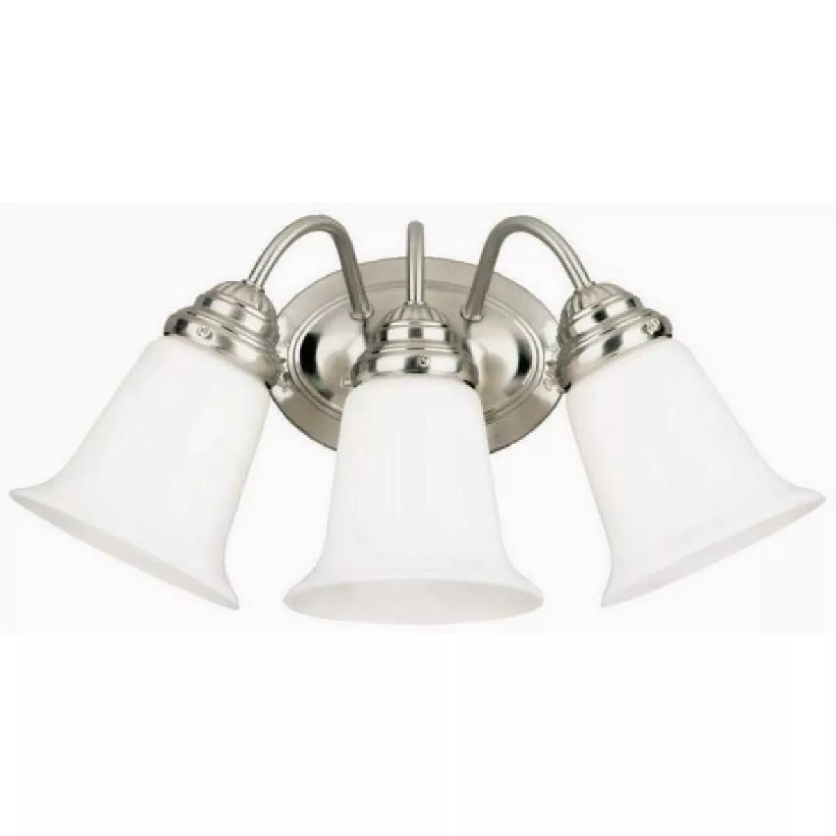 Westinghouse 3-Light Brushed Nickel Traditional Wall Light Fixture