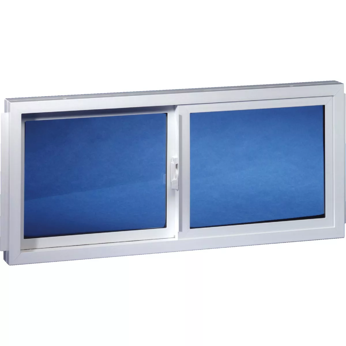 Duo-Corp. 31.875 In. W. x 23.5 In. H White Vinyl Double Slide Basement Window - photo 2