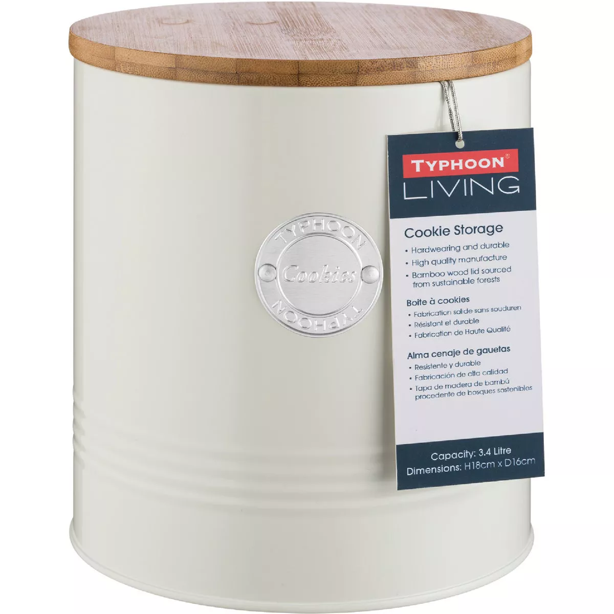 Typhoon Living 114 Oz. Cream Cookie Jar