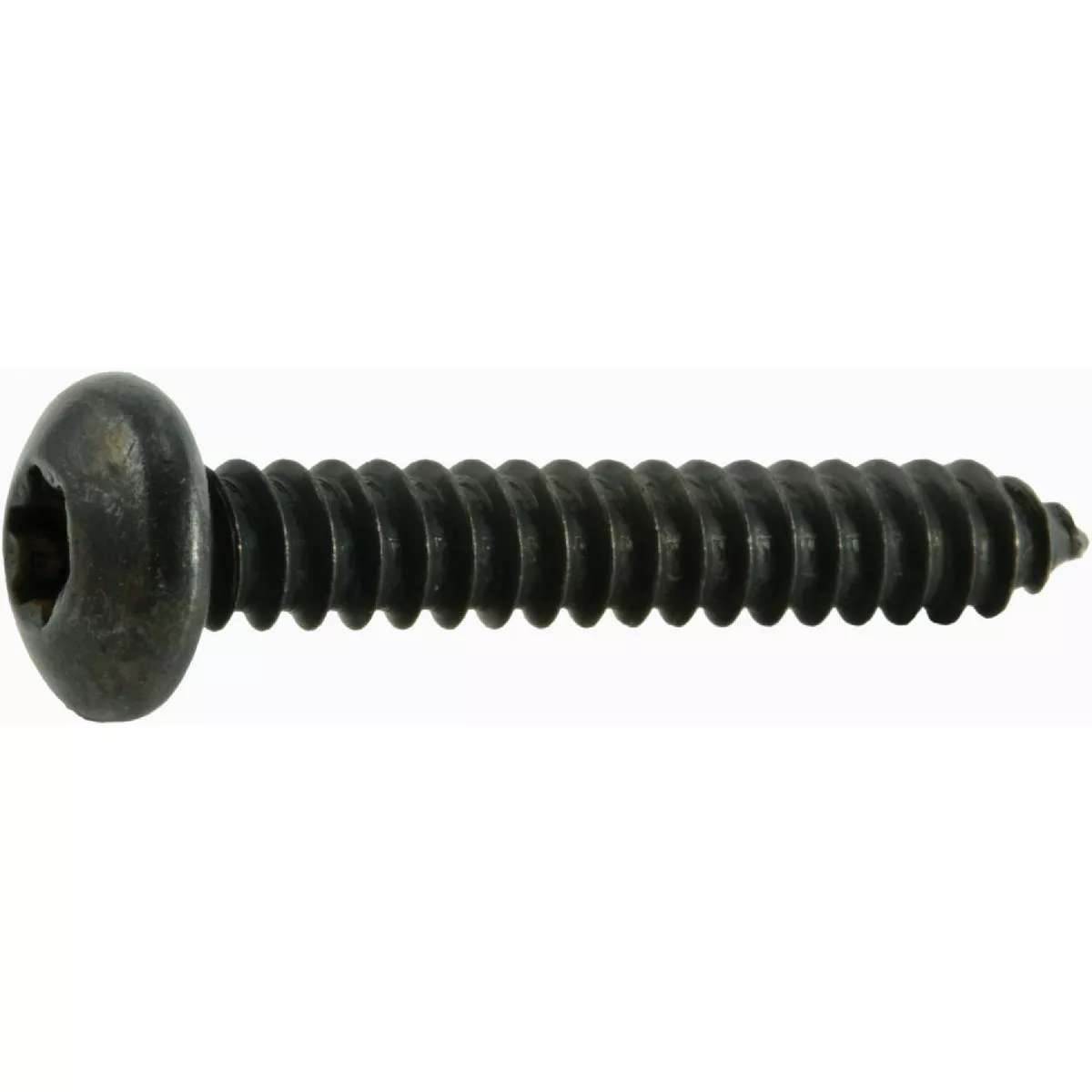 Midwest Fastener #14 x 1-1/2 In. Black Steel Star Drive Pan Head Sheet Metal Screws