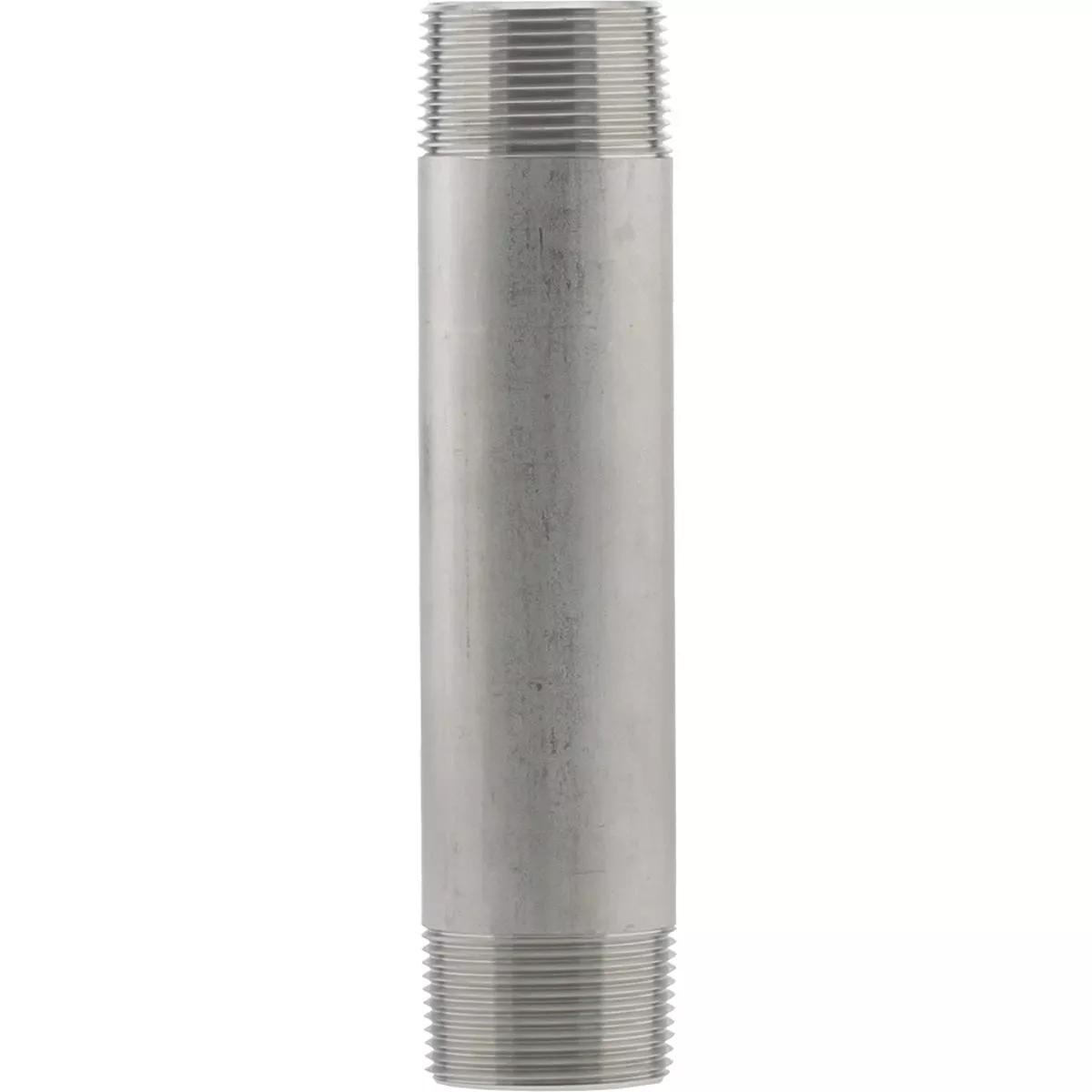 PLUMB-EEZE 1-1/4 In. MIP x 7 In. Stainless Steel Nipple