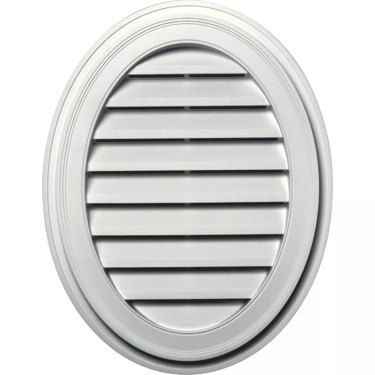 Builders Edge 20 in. x 30 in. Classic Rectangle Gable Attic Vent, White