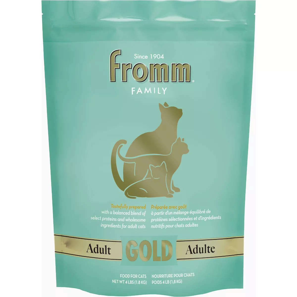 Fromm Family Adult Gold Dry Cat Food, 4 Lb.