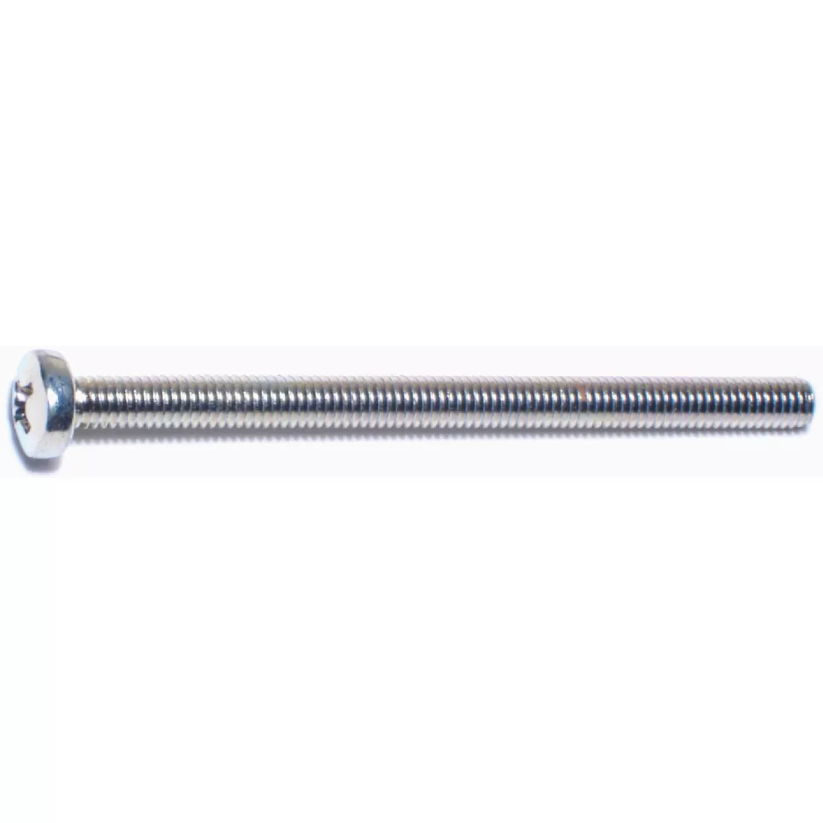 Midwest Fastener 4mm-0.7 x 60mm Zinc Plated Class 4.8 Steel Coarse Thread Phillips Pan Head Machine Screws (50 Ct.)