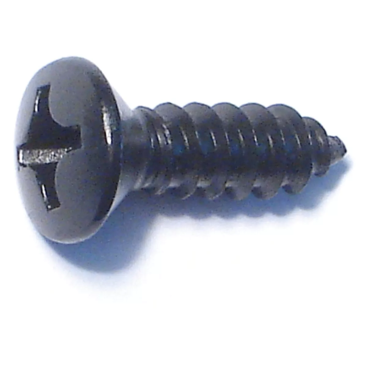 Midwest Fastener #12 x 3/4 In. Black Steel Phillips Oval Head Sheet Metal Screws (12 Ct.)