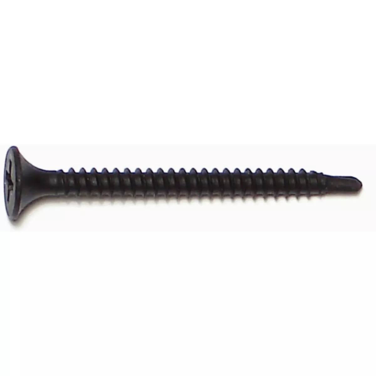 Midwest Fastener #6-20 x 1-5/8 In. Black Phosphate Steel Phillips Head Self-Drilling Screws (196 Ct.)