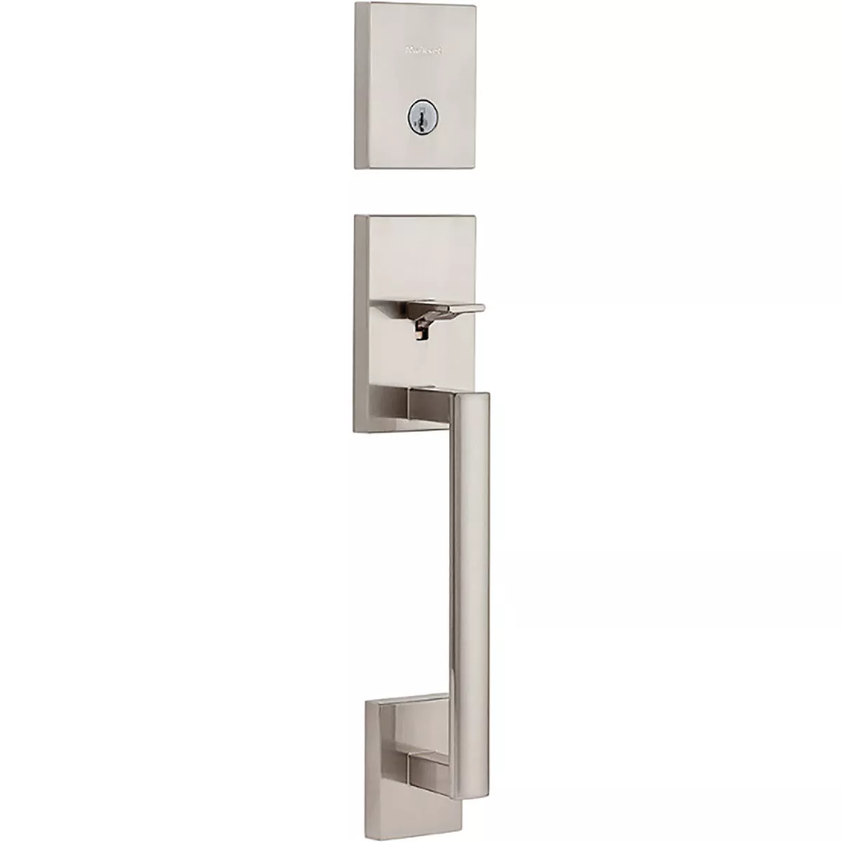 Kwikset Signature Series San Clemente Satin Nickel Entry Door Handleset