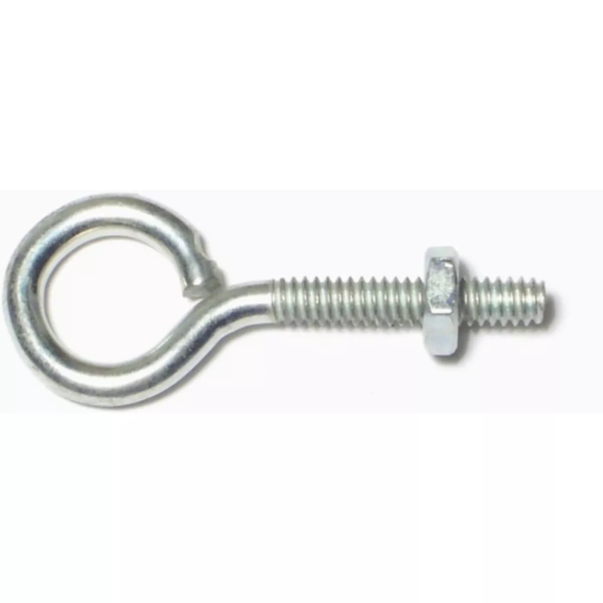 Midwest Fastener 3/16 In.-24 x 1/2 In. x 1-1/8 In. x 2 In. Zinc Plated Steel Coarse Thread Eye Bolts (10 Ct.)-
