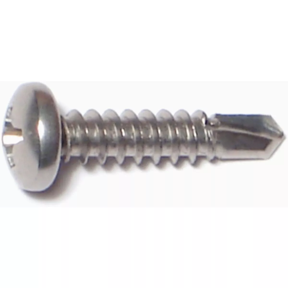 Midwest Fastener #8-18 x 3/4 In. 410 Stainless Steel Phillips Pan Head Self-Drilling Screws (100 Ct.)