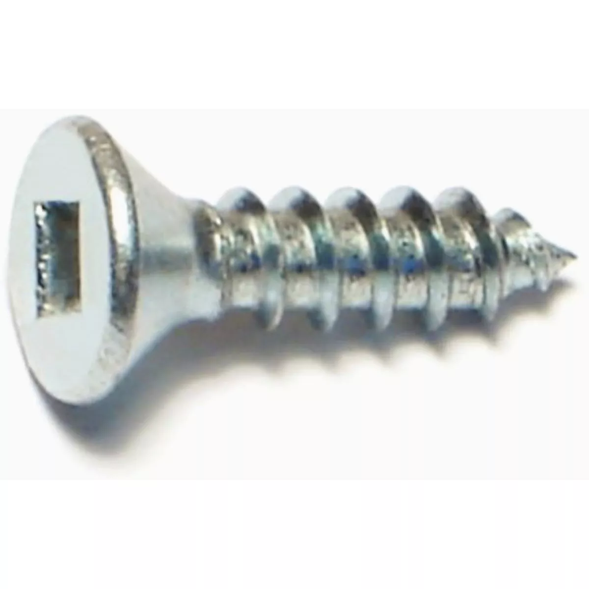 Midwest Fastener #8 x 5/8 In. Zinc Plated Steel Square Drive Flat Head Sheet Metal Screws