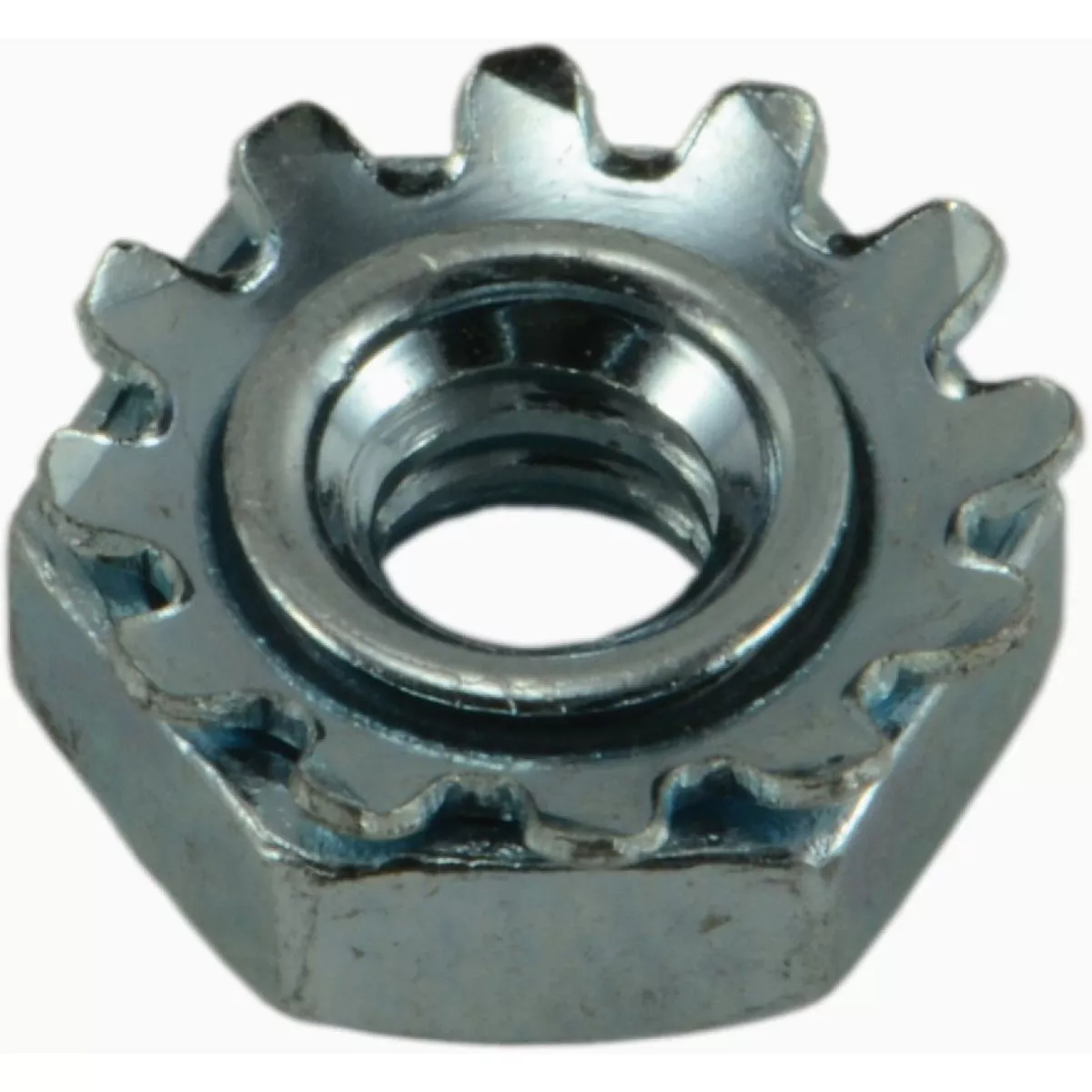 Midwest Fastener #6-32 Zinc Plated Grade 2 Steel Coarse Thread Kep Lock Nuts (100 Ct.)-