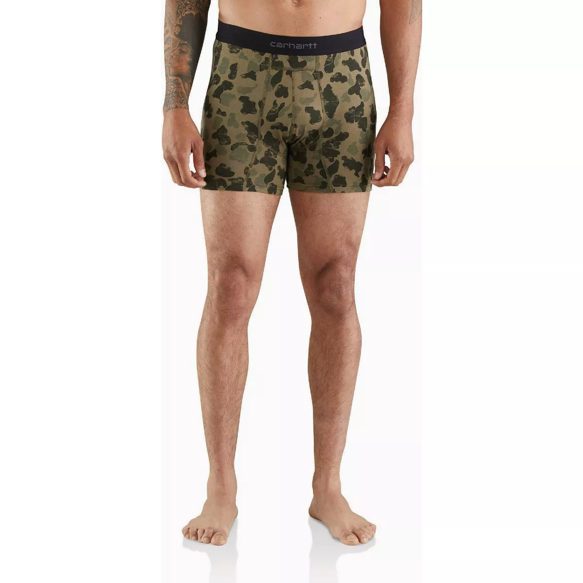 Carhartt Men's Basic L Duck Camo 5 In. Boxer Brief (2-Pack)